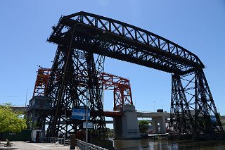 01 Puente Transbordador Old Ferry Iron Bridge Built in 1914 La Boca Buenos Aires.jpg